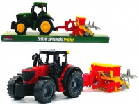 Traktor z maszyną rolniczą, siewnik opakowanie 40x12x10,5 cm