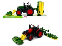 Traktor z maszyną rolniczą w kartonie 43x16x14 cm - mix
