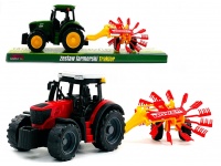 Traktor z maszyną rolniczą, zgrabiarka opakowanie 40x12x10,5 cm