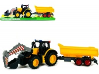 Traktor z przyczepą 43x11x9 cm mix