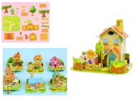 Układanka DOMEK 3D 10,5x10 MIX WZORÓW