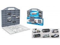 Walizka z pojazdami do przechowywania aut 33x30x4 cm