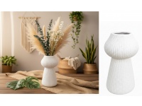 Wazon ceramiczny NORDYCKI 19x11 cm BIAŁY