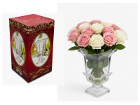 Wazon szklany 21x12x12 cm