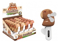 Wiatraczek ręczny KAPIBARA 14X6X4,5 CM - mix kolor