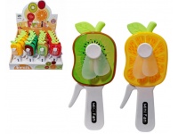 Wiatraczek ręczny w kształcie owocu MIX 15,5x6x3,5 cm