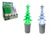 Wkład LED CHOINKA 16,5x3,5 cm - zielony + transparentny mix - 1 szt