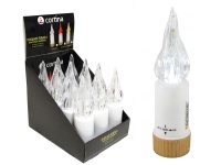 Wkład LED FIAMA żywy płomień z bateriami w displayu ZIMNY BIAŁY - 90 dni - 1 szt