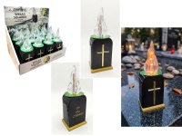 Wkład LED MEMORIAL KRZYŻ - SOLAR efekt płomienia 16x6x5 cm 1 szt