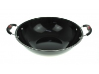 WOK CZARNY z uszami 40x32x9 cm