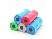 Worki na nieczystości odchody zwierzęce KOLOR - 1 rolka (15 worków 25x20 cm)