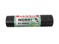 Worki na śmieci MOCNE LDPE 120L 10 szt