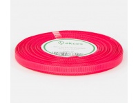 Wstążka rypsowa KORALOWY INTENSYWNY 6 mm x 22,75m - 1 rolka 