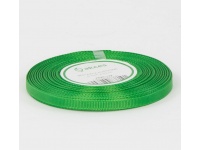 Wstążka rypsowa ZIELONA 6 mm x 22,75m - 1 rolka 