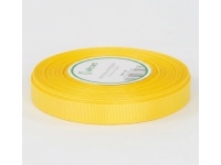 Wstążka rypsowa ŻÓŁTA 12 mm x 22,75m - 1 rolka 