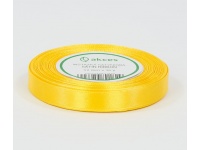 Wstążka satyna CIEMNOŻÓŁTA 12mm x 33m