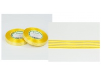 Wstążka satynowa linia ŻÓŁTY 12 mm x 22,75m - 1 rolka 