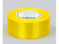 Wstążka satynowa ŻÓŁTA 38 mm x 32m