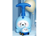 Wyrzutnia aerodynamiczna do balonów z jednym samochodem  KOTEK 22x12x10 cm