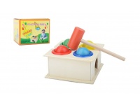 Zabawka drewniana WBIJAK z młoteczkiem 13x12x10 cm