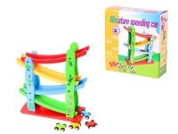 Zabawka drewniana ZJEŻDŻALNIA do autek 28x24x7 cm