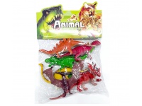 Zabawka, figurka ZWIERZĘTA DINOZAURY (1 szt ok. 17 cm) kpl. 6 szt w folii