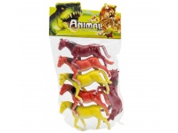 Zabawka, figurka ZWIERZĘTA KONIE (1 szt ok. 11 cm) kpl. 6 szt w folii