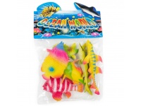 Zabawka, figurka ZWIERZĘTA RYBKI (1 szt ok. 13-19 cm) kpl. 6 pcs w folii