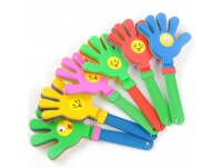 Zabawka RĘCE DO KLASKANIA plastikowe mix kolor 24 cm - 1 szt