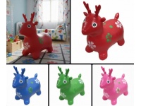 Zabawka SKOCZEK gumowy JELONEK 55x48x25 cm MIX KOLOR