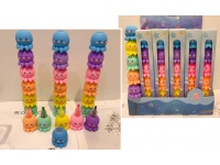 Zakreślacze MOCNE KOLORY 5 kol. OŚMIORNICZKI