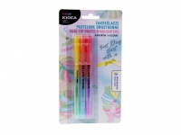 Zakreślacze pastelowe dwustronne 6 kolorów