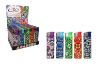 Zapalniczka piezoelektryczna z zaworem do napełnienia (P1850) Chips mix -1 szt