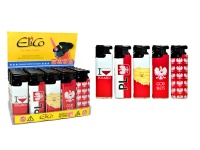 Zapalniczka piezoelektryczna ŻAROWA z zaworem do napełnienia (ULD-1149) z oklejką POLAND - 1 szt