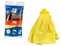 Zapas do mopa, mikrofibra ŻÓŁTY 26 cm w folii (SPZ24)