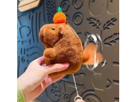 Zawieszka, brelok KAPIBARA wirujący ogon z marchewką 16x8x7 cm