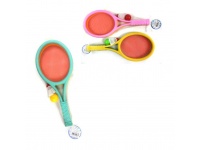 Zestaw do tenisa, badmintona z lotką i piłką 46x19,5 cm - mix kolor