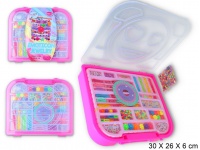 Zestaw do tworzenia biżuterii w plastikowej walizce 30x26x6 cm