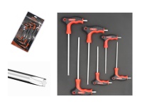Zestaw kluczy TORX z rękojeścią kpl 6 elementów na blistrze 21 cm (YS-21048)