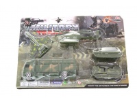 Zestaw zabawek militarnych, wojskowe 5-el. 4x5 cm i 6x6 cm