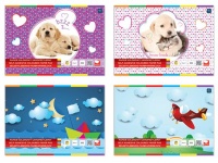 Zeszyt papierów kolorowych, wycinanka SAMOPRZYLEPNA B5