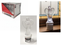 Znicz, wkład ANIOŁ transparentny NO.3 światło białe zimne  - 1 szt