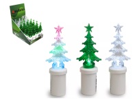 Znicz, wkład diodowy elektryczny świetlik SUBITO S5 CHOINKA- MIX 3 KOLORÓW - 1 szt
