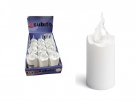 Znicz, wkład diodowy elektryczny świetlik SUBITO S9 - BIAŁY ZIMNY